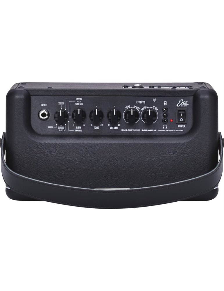 AMPLIFICADOR GUITARRA EKO PORTÁTIL BAIO BLUETOOTH/FX /INTERFACE 2 X 3" - 15W