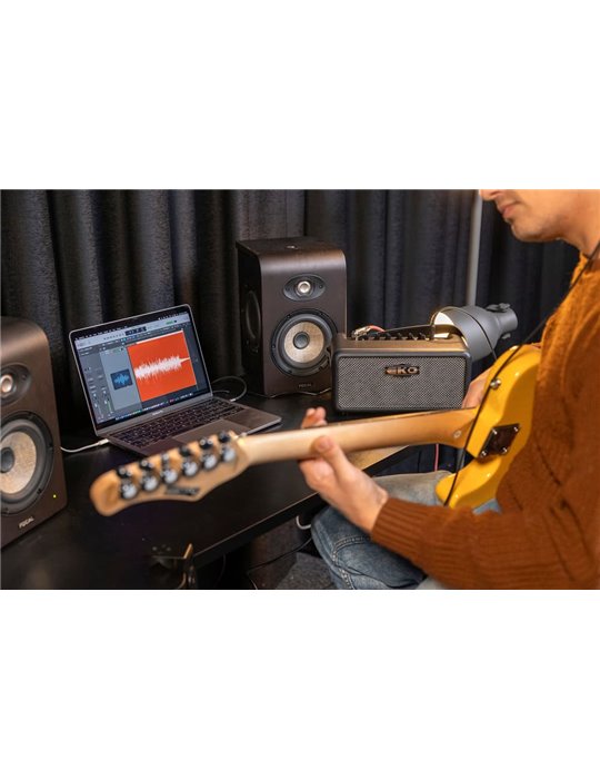 AMPLIFICADOR GUITARRA EKO PORTÁTIL BAIO BLUETOOTH/FX /INTERFACE 2 X 3" - 15W