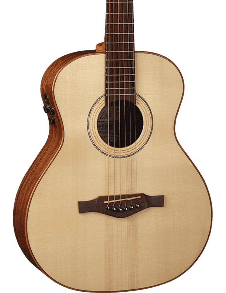GUITARRA ACÚSTICA TRAVEL MARCOPOLO  A/E - Natural (con funda)
