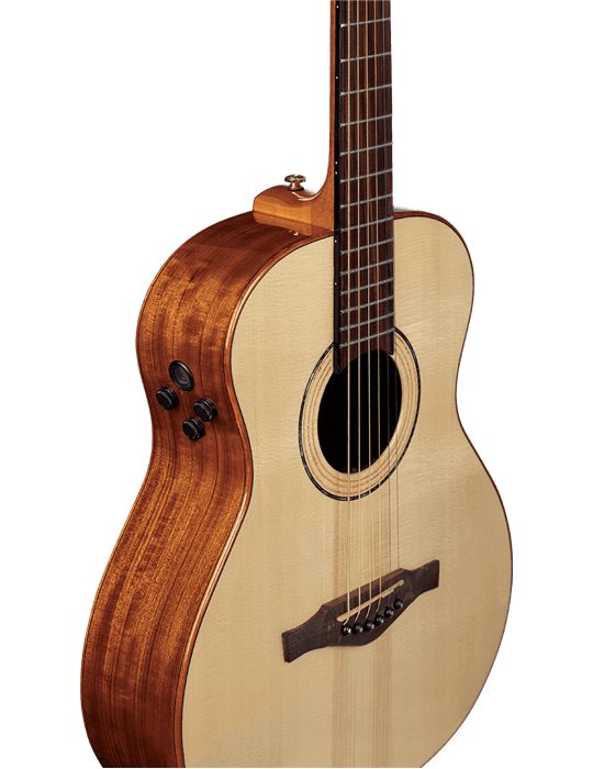 GUITARRA ACÚSTICA TRAVEL MARCOPOLO  A/E - Natural (con funda)