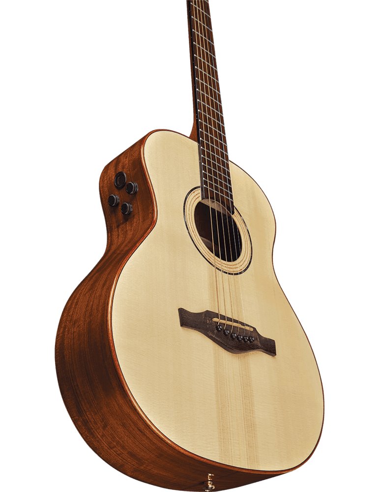 GUITARRA ACÚSTICA TRAVEL MARCOPOLO  A/E - Natural (con funda)