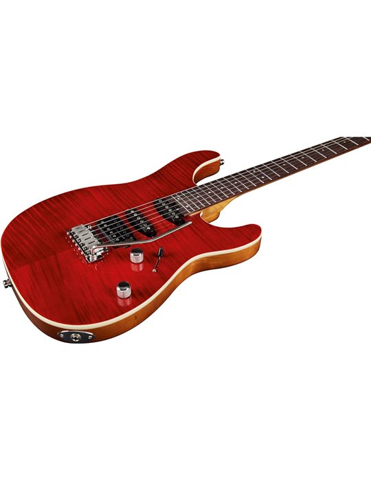 GUITARRA ELÉCTRICA EKO AIRE 800 MUSA - RED FLAMED