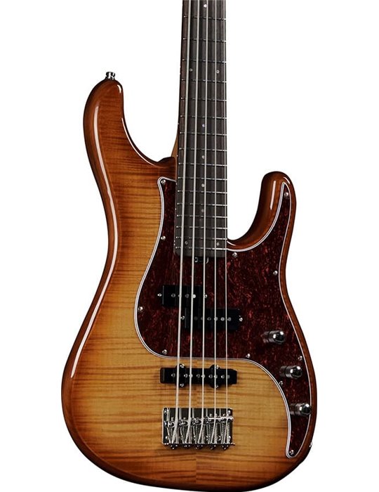 BAJO ELÉCTRICO EKO AIRE 800 MUSA 5 CUERDAS - Honey Burst