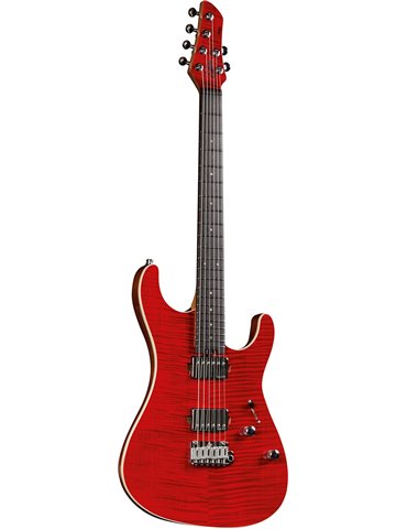 GUITARRA ELÉCTRICA EKO FIRE 800 MUSA - RED FLAMED 2