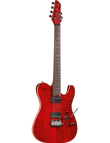 GUITARRA ELÉCTRICA EKO TERO 800 MUSA - RED FLAMED 2
