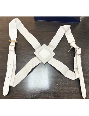 Bandolera Bombo Arnes Ref. 720 0371-040 040 - Blanco