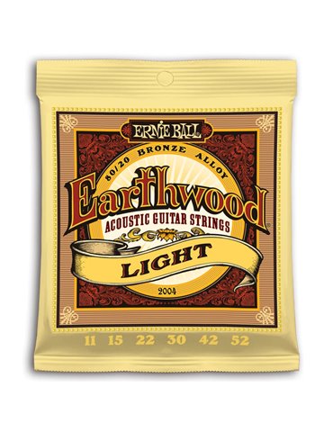 JUEGO ACÚSTICA EARTHWOOD 80/20 BRONZE LIGHT 11-52