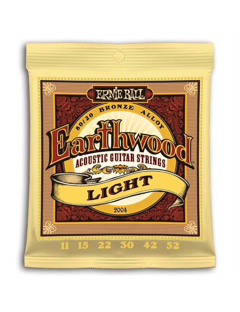 JUEGO ACÚSTICA EARTHWOOD 80/20 BRONZE LIGHT 11-52
