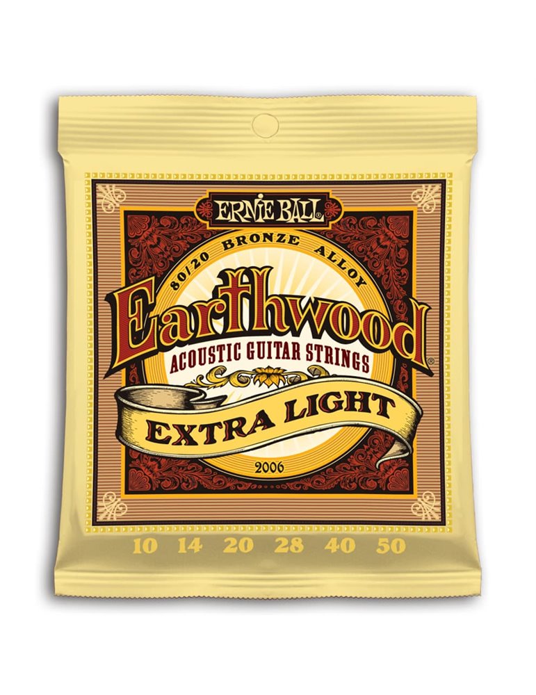 JUEGO ACÚSTICA EARTHWOOD 80/20 BRONZE EXTRA LIGHT 10-50