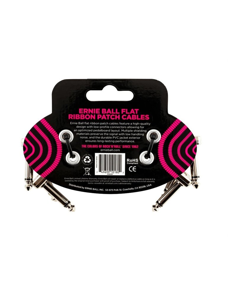 CABLE EB PATCH FLAT RIBBON 3? NEGRO -PACK 3