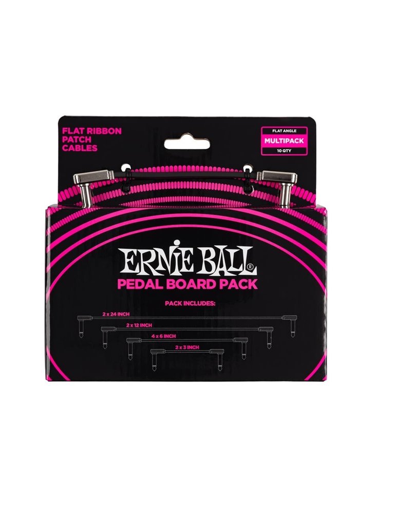 CABLE EB PATCH FLAT RIBBON PEDALERA NEGRO - MULTIPACK