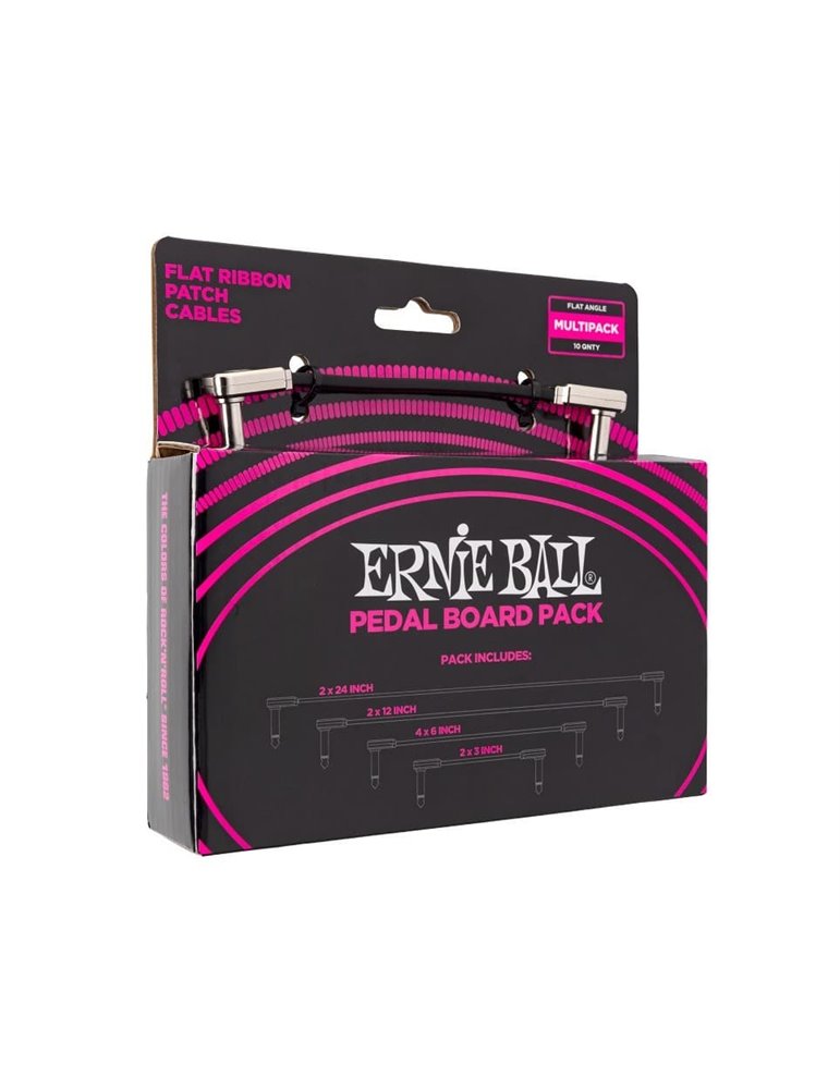 CABLE EB PATCH FLAT RIBBON PEDALERA NEGRO - MULTIPACK