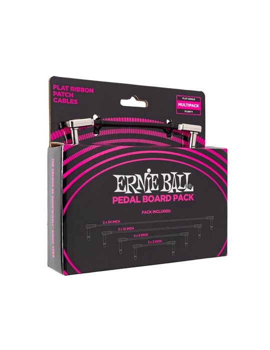 CABLE EB PATCH FLAT RIBBON PEDALERA NEGRO - MULTIPACK