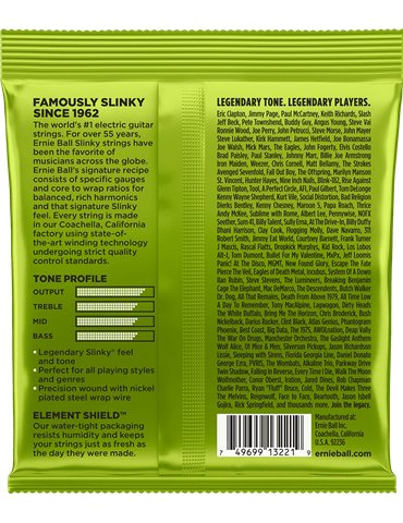 JUEGO ELÉCTRICA SLINKY LIME 10-46 TRIPACK (3) 2