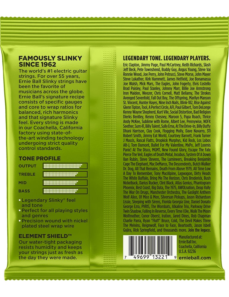 JUEGO ELÉCTRICA SLINKY LIME 10-46 TRIPACK (3)