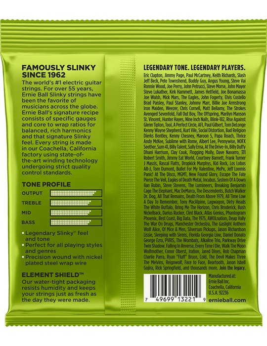 JUEGO ELÉCTRICA SLINKY LIME 10-46 TRIPACK (3)
