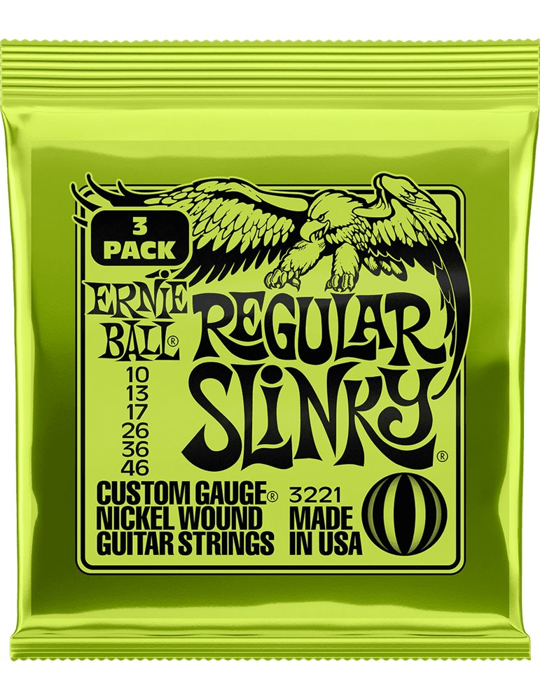 JUEGO ELÉCTRICA SLINKY LIME 10-46 TRIPACK (3)