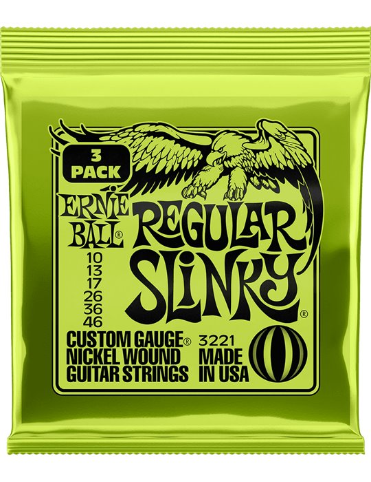 JUEGO ELÉCTRICA SLINKY LIME 10-46 TRIPACK (3)