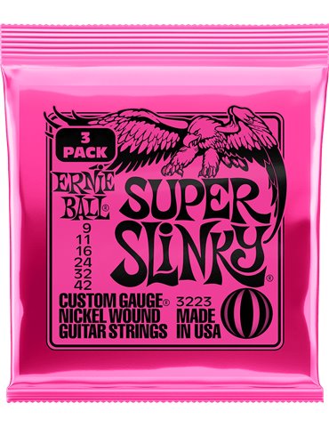 JUEGO ELÉCTRICA  SLINKY  PINK 9-42 TRIPACK (3)