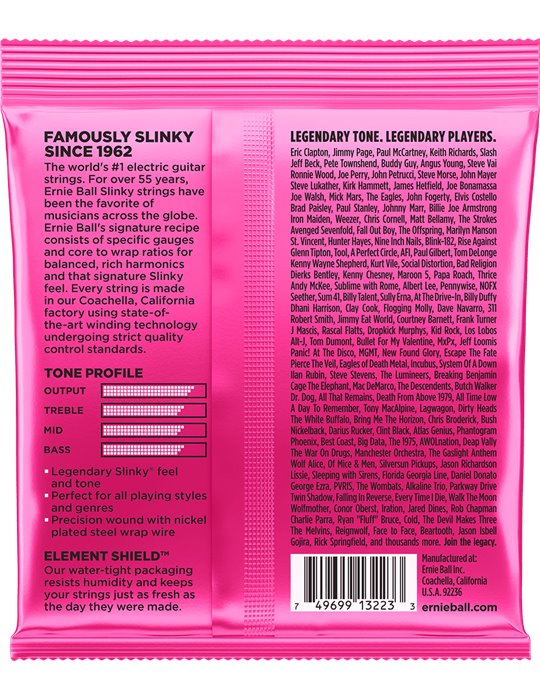 JUEGO ELÉCTRICA  SLINKY  PINK 9-42 TRIPACK (3)