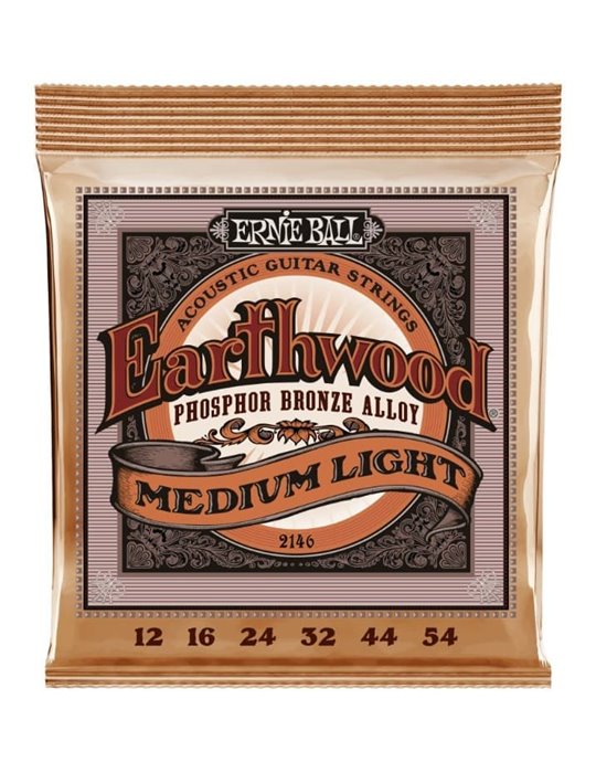 JUEGO ACÚSTICA EARTHWOOD 92/8 PHOSPHOR BZ. M LIGHT 12-54