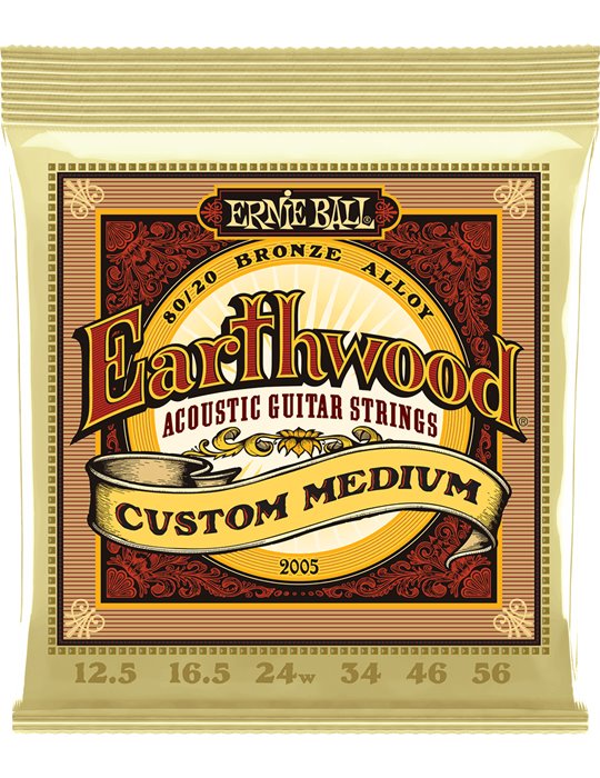 JUEGO ACÚSTICA EARTHWOOD 80/20 BRONZE MEDIUM 12,5-56