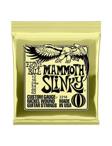 SET ELÉCTRICA MAMMOTH SLINKY NICKEL 12 - 62 (3º Entorchada)