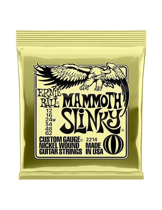 SET ELÉCTRICA MAMMOTH SLINKY NICKEL 12 - 62 (3º Entorchada)