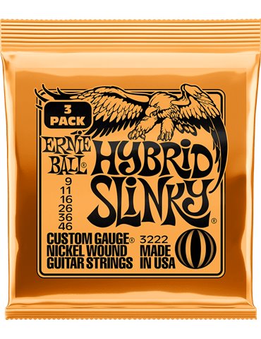 JUEGO ELÉCTRICA SLINKY HYBRID 9-46 TRIPACK (3)