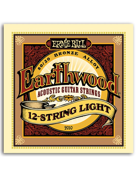 JUEGO ACÚSTICA EARTHWOOD 80/20 BRONZE LIGHT 12St 9-46