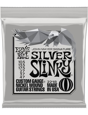 JUEGO ELÉCTRICA SLINKY SILVER JOHN MAYER SIGNATURE 10,5-47