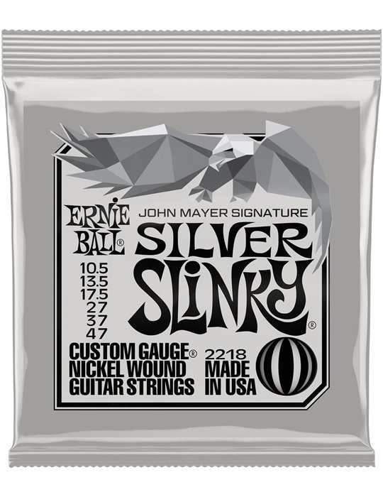 JUEGO ELÉCTRICA SLINKY SILVER JOHN MAYER SIGNATURE 10,5-47