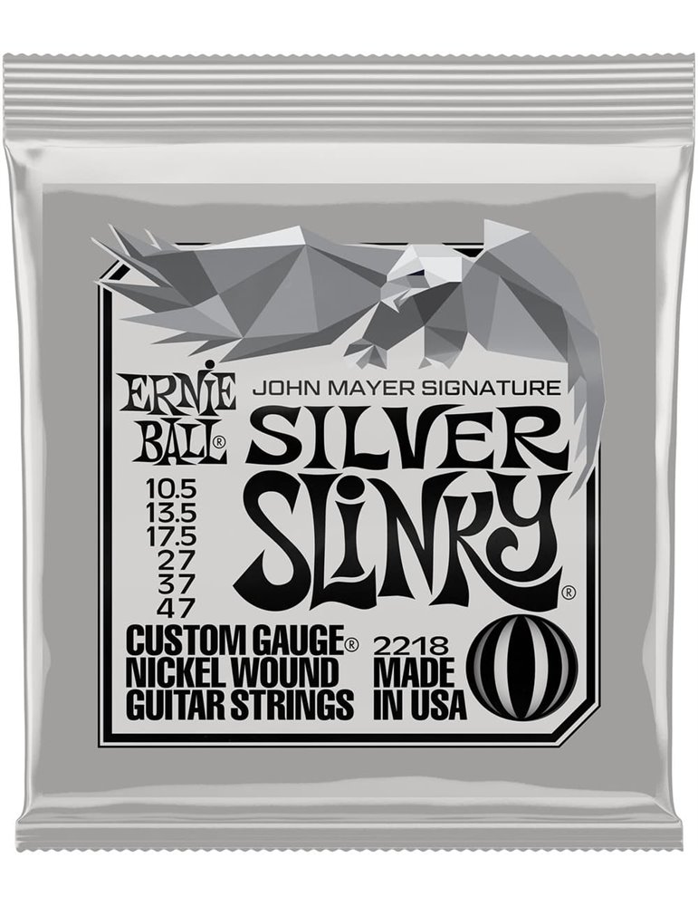 JUEGO ELÉCTRICA SLINKY SILVER JOHN MAYER SIGNATURE 10,5-47