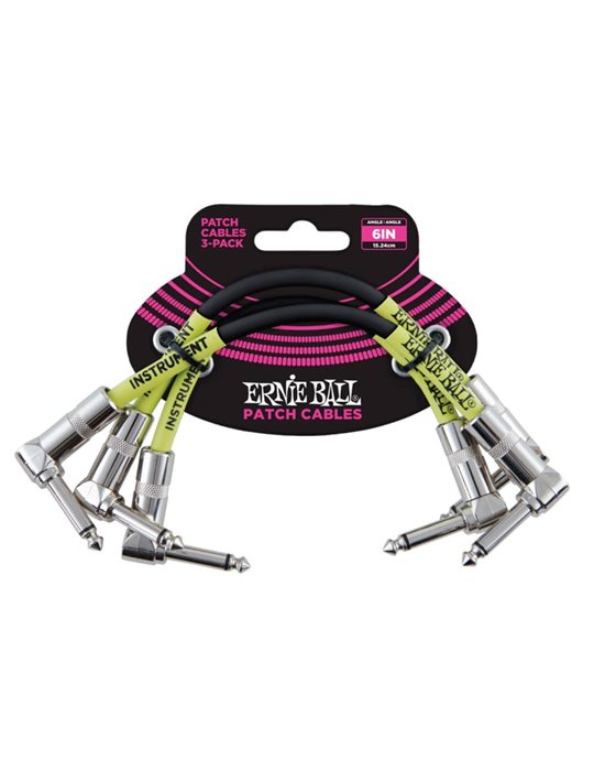 CABLE EB INTERLINK JACK-JACK AA Negro - 15,24 cm (PACK de 3)