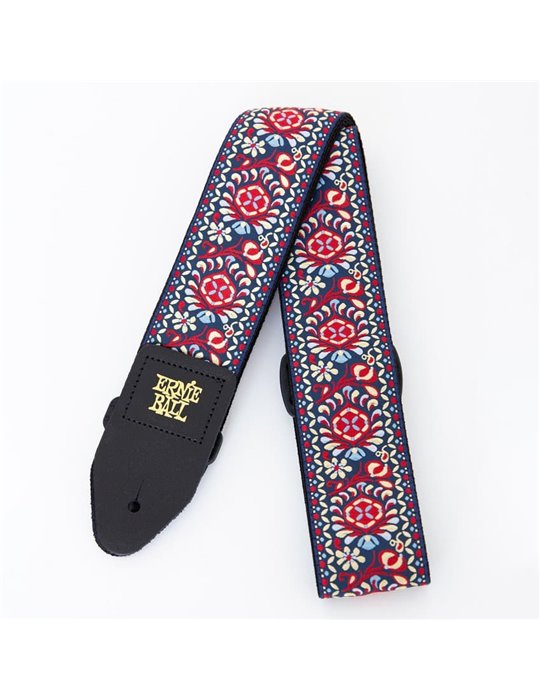 CORREA EB GUIT/ BAJO JACQUARD POLYPRO - "ROYAL BLOOM"
