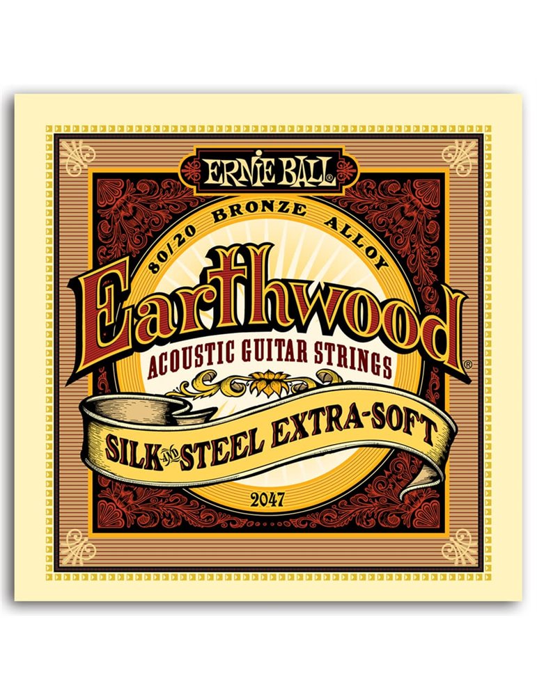 JUEGO ACÚSTICA EARTHWOOD 80/20 BRONZE SILKSTEEL XSOFT10-50