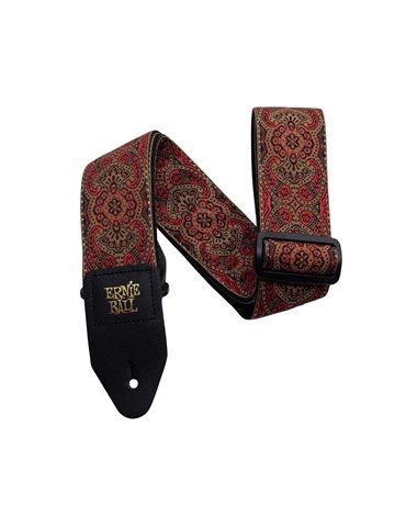 CORREA EB GUIT/ BAJO JACQUARD - CRIMSON PAISLEY 2