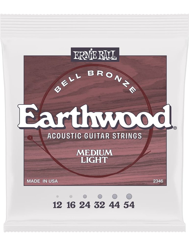 JUEGO ACÚSTICA EARTHWOOD BELL BRONZE MEDIUM LIGHT 12-54