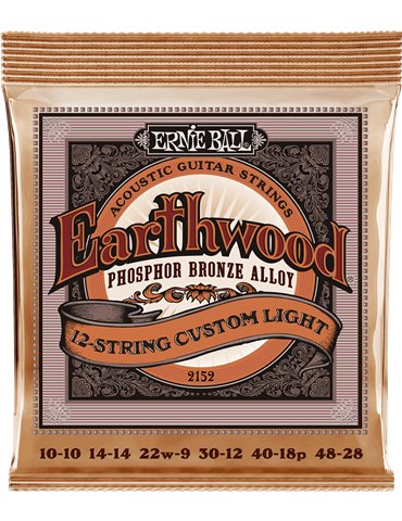JUEGO ACÚSTICA EARTHWOOD 92/8 PHOSPHOR BZ. (12 St.) LIGHT 10-48 