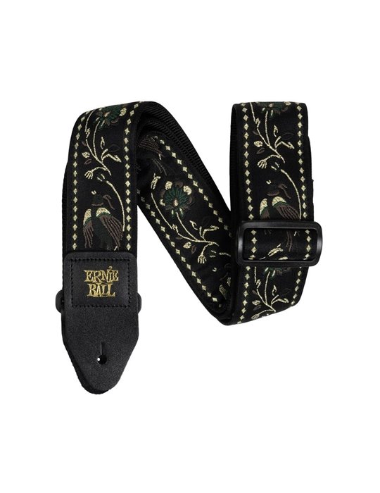 CORREA EB GUIT/ BAJO JACQUARD - BLACK PLEASANT PHEASANT