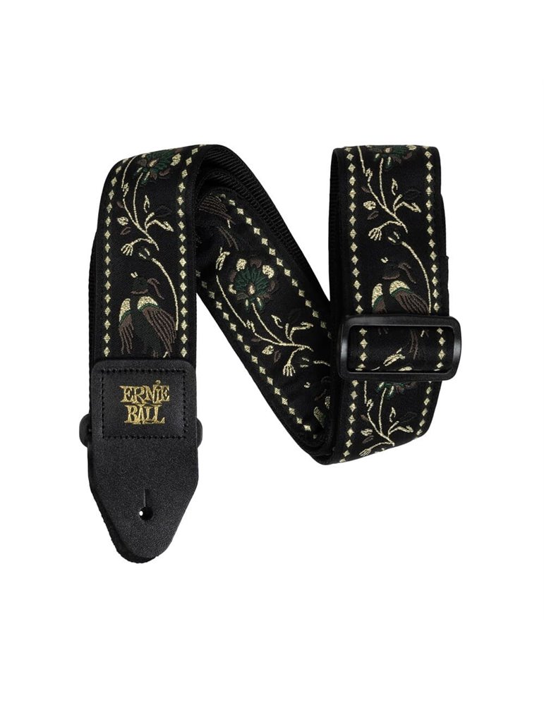 CORREA EB GUIT/ BAJO JACQUARD - BLACK PLEASANT PHEASANT