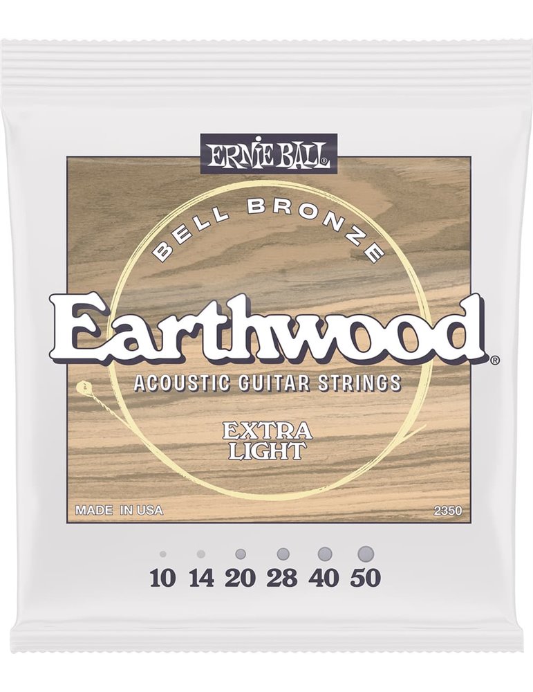 JUEGO ACÚSTICA EARTHWOOD BELL BRONZE EXTRA LIGHT 10-50