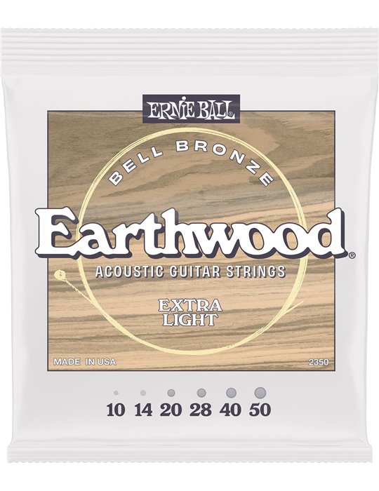 JUEGO ACÚSTICA EARTHWOOD BELL BRONZE EXTRA LIGHT 10-50