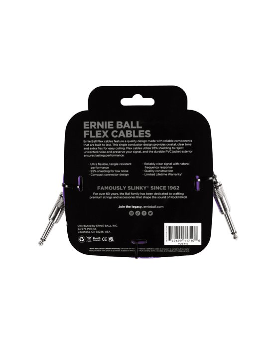CABLE EB INSTRUMENTO FLEX JACK-JACK SS 3 m - Púrpura