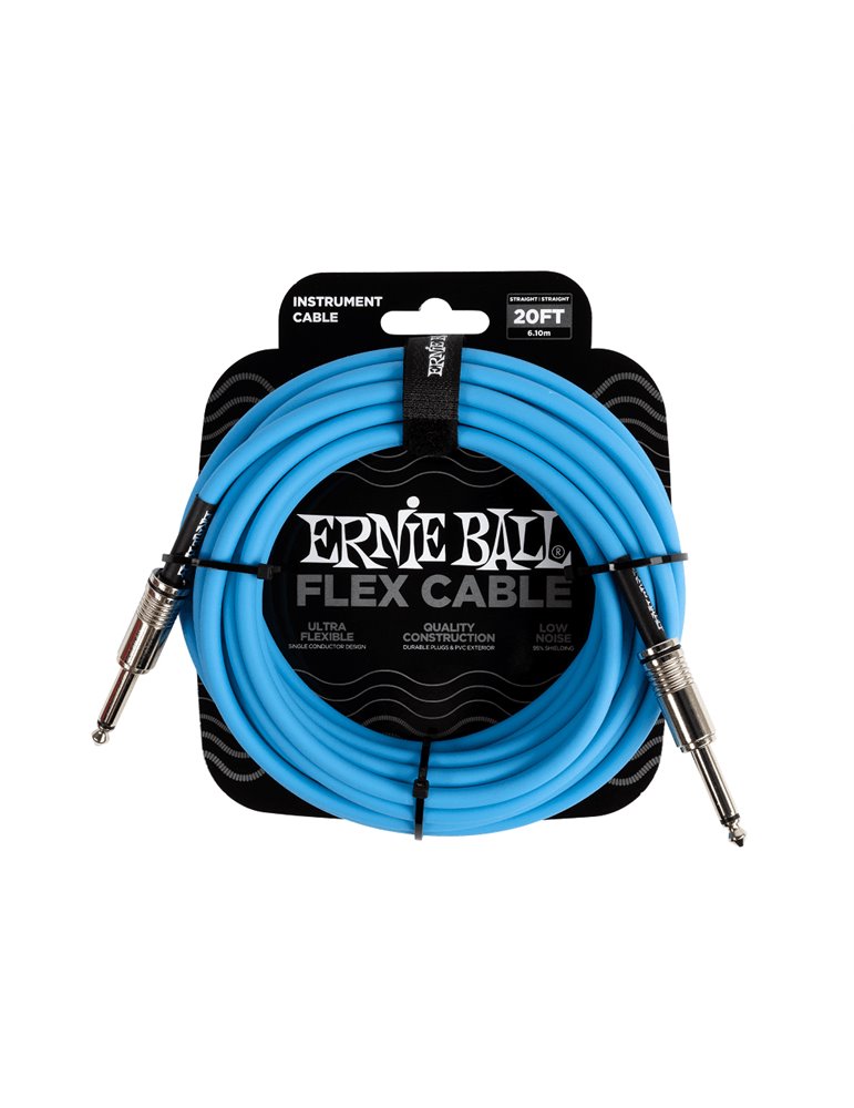 CABLE EB INSTRUMENTO FLEX JACK-JACK SS 6 m - Azul