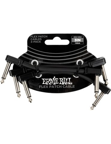CABLE EB FLEX PATCH 3? NEGRO - PACK 3 2