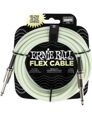 CABLE EB INSTRUMENTO FLEX JACK-JACK SS 6 m - Fosforescente