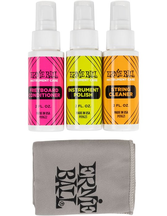KIT MANTENIMIENTO PARA GUITARRA w/ GAMUZA MICROFIBRA