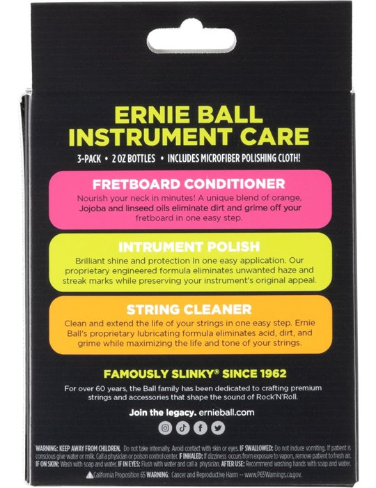 KIT MANTENIMIENTO PARA GUITARRA w/ GAMUZA MICROFIBRA