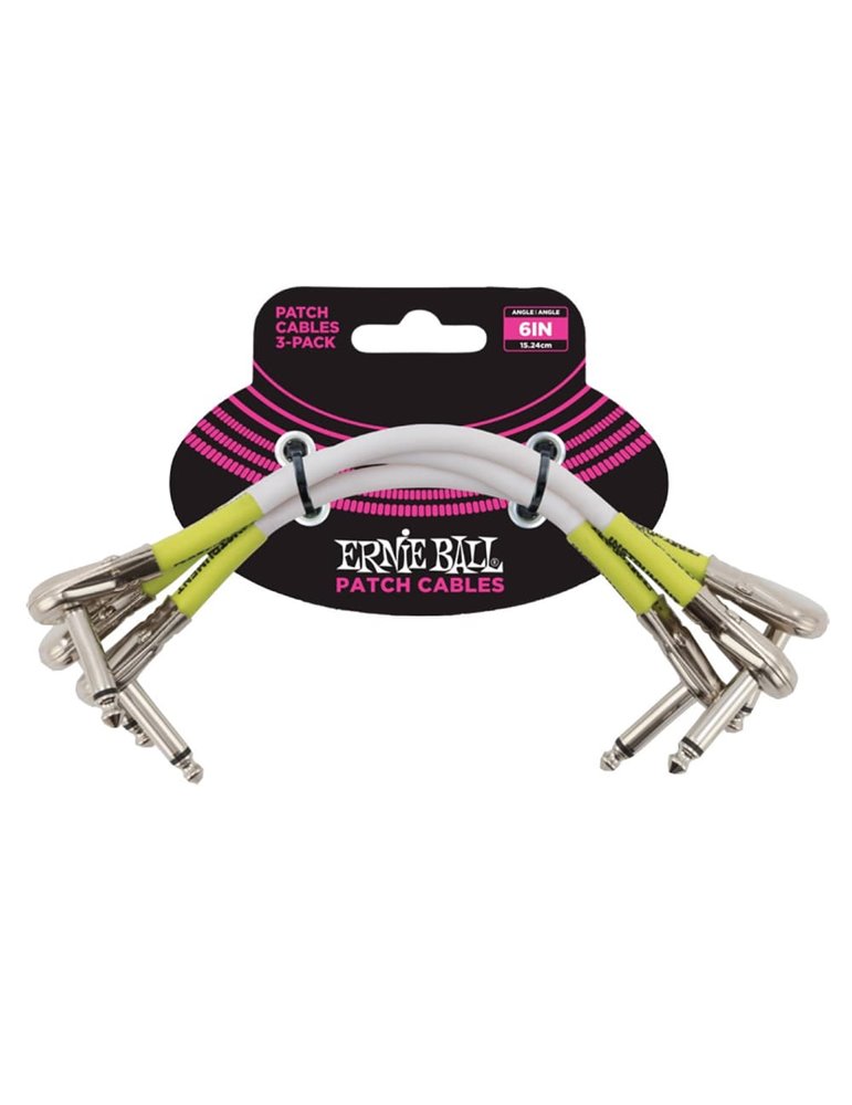 CABLE EB INTERLINK JACK-JACK Ángulo Plano Blanco - 15,24 cm (PACK de 3)